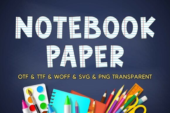 Bring Classic Charm to Your Projects with the Notebookpaper Font