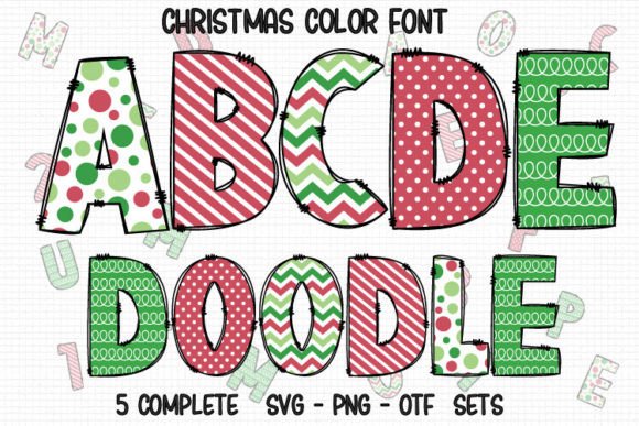 Christmas Font: A Festive Color Typeface for Your Designs