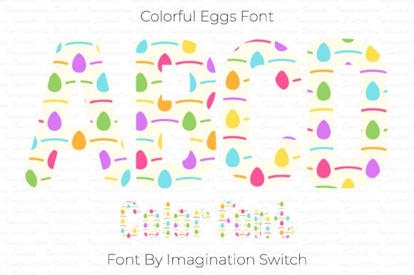 Colorful Eggs: A Vibrant Font for Unforgettable Designs