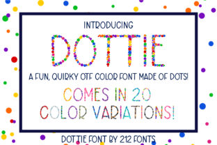 Dottie: The Dot-Based Display Font for Creative Projects