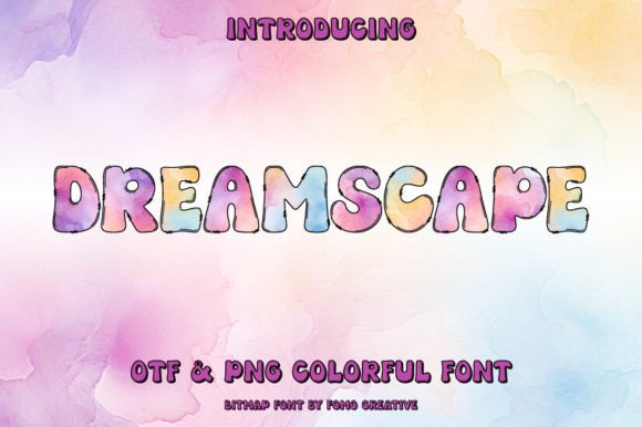 Dreamscape: A Color Font for Unforgettable Designs