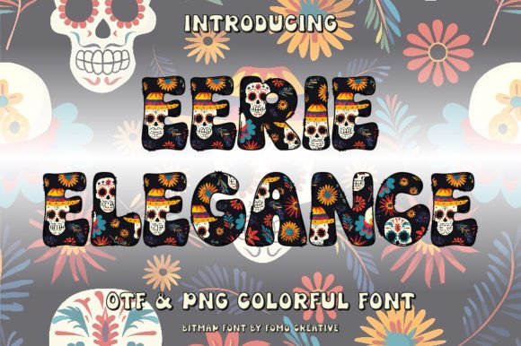 Eerie Elegance: Beyond the Single-Color Font