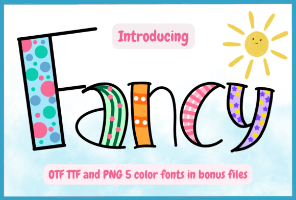 Fancy: A Display Font That Brings Playful Energy to Your Projects