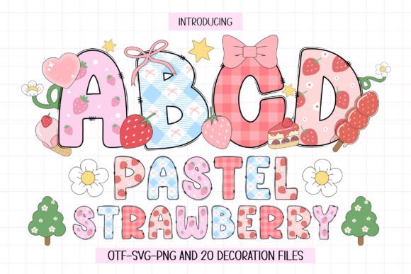 Pastel Strawberry: A Sweet & Playful Font for Creative Projects