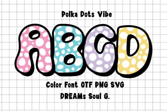 Polkadotsvibeviolet: A Font That Feels Like a Celebration