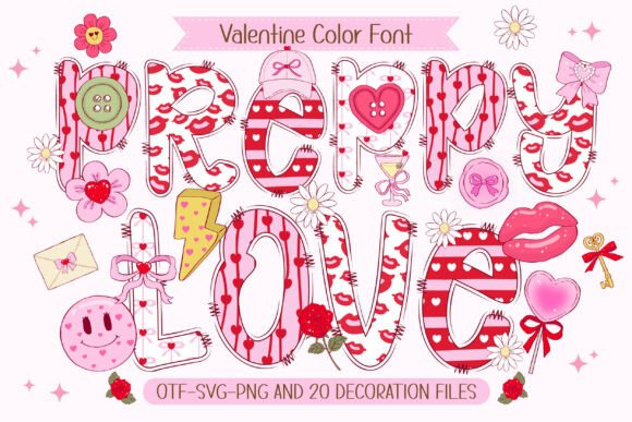Preppy Love: The Ultimate Valentine's Design Kit