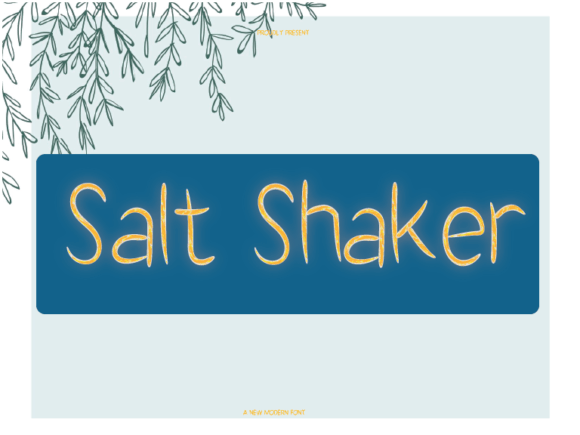 Salt Shaker: A Sweet Sans-Serif for Joyful Design