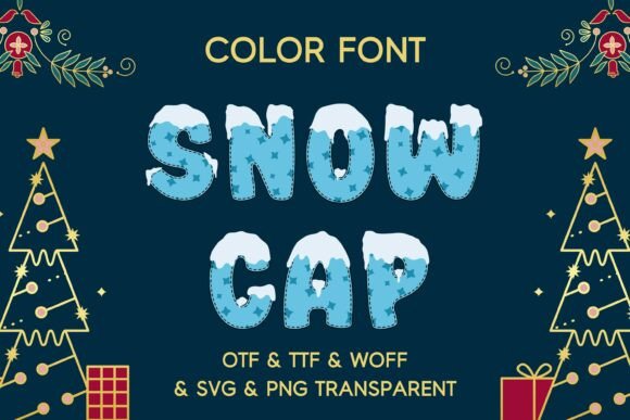 Snow Cap: The Color Font That Brings Handmade Cheer to Your Designs