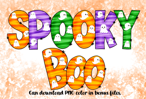 Spooky Boo: A Playful Typeface for Creative Projects
