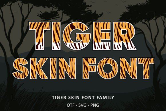 Unleashing the Wild: The Tiger Skin Font for Safari Designs