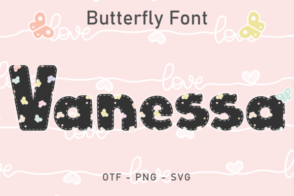 Vanessa: A Sweet and Lovely Color Font for Your Creative Projects